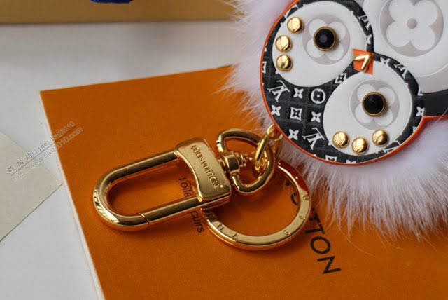 lv配飾品 M69007 包飾鑰匙扣 Penguin企鵝造型 lv掛飾品  lvqb1458